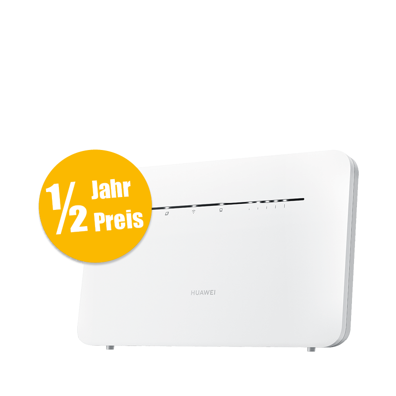 Mobiles Internet. Volle Power - halber Preis.